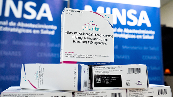 Cystic fibrosis patients receive triple therapy medication free of charge for the first time